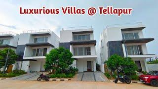 Brand New 3BHK & 4BHK Duplex Villas For Sale in Tellapur Osman Nagar - Gated Community