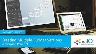 Creating multiple plan / budget versions in Microsoft Power BI