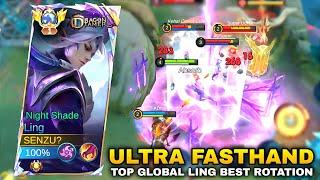 LING ULTRA FASTHAND ( totally insaaane!! ) SUPER AGGRESSIVE & ON POINT - Ling Mobile Legends