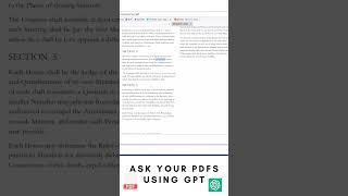 Talk to pdf using GPT & Langchain.#llm #langchain #openai