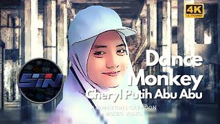 Dance Monkey - Cover by Cheryl (Putih Abu Abu) | HD Karaoke Melayu | Music Video | Lirik | Cartoon