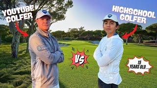 Match Vs HIGHSCHOOL GOLFER...?