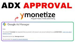 ADX MA Account Approval New Method | ADX Approval | Get ADX Approval