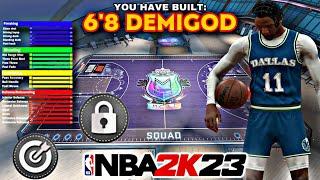 *NEW* 6'8 "INSIDE-OUT SHOT CREATOR" BUILD IS OVERPOWERED - NBA 2K23