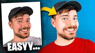 How to Retouch Face Like @MrBeast