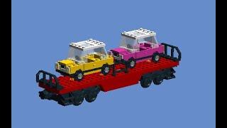 How To Build A Lego Toppat Train Car Carrier (Henry Stickmin)