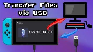 Move files to your Switch via USB cable | USB File Transfer Tutorial