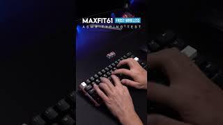 MAXFIT61 Frost Wireless Mechanical Keyboard | Fantech ASMR Typing Test