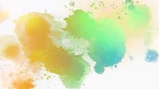 Green Screen Intro Template   Ink in Motion Splat Watercolor Splashes Green Screen Footage 4k