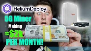 Helium 5G Miner Earning ≈$2000/Month $MOBILE! — Heliumdeploy.io