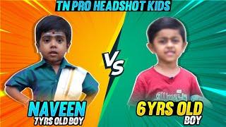  வெறித்தனமான Clash squad!! 7yrs Old Boy VS 6Yrs Old Boy Funny Battle Clash Squad Video | PVS GAMING