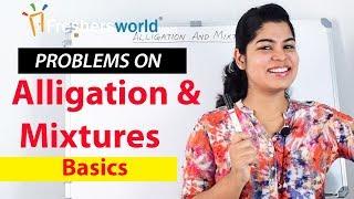 Alligation and Mixture - Problems on Alligation and Mixture -1 – Basics| Shortcuts