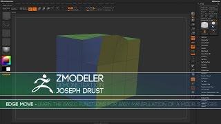 ZBrush ZModeler Edge Actions - Edge Move