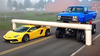 Car vs Low Pipes EXTREME Challenge #3 in BeamNG Drive