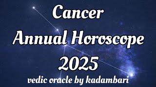 Cancer Annual Horoscope 2025, Based On Transits of Jupiter, Saturn & Rahu - Ketu in 2025