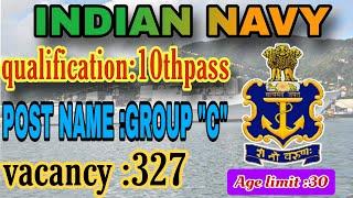 who to apply indiannavy Group C Civilian post 2025 | joiniannavy Syrang | Lascars |  Fireman post