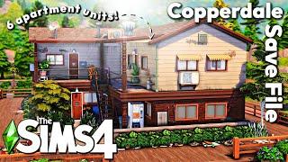 Let's Rebuild Copperdale! || Ep. 3 - Cheap & Rundown Apartments (Sims 4 Save File Series)