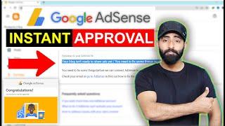 your site isn't ready to show ads || How to Get Google AdSense Approval FAST