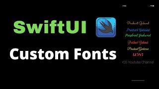 How to add Custom Fonts in SwiftUI #swiftui #ios #xcode #customfonts