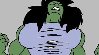 She hulk transformation animation (part-2)|Flipacalip animation@artbyarun01