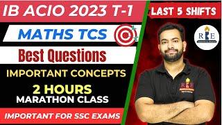 TCS Lastest Exams maths| IB ACIO 2023 Tier-1 Best questions of last 5 shifts 