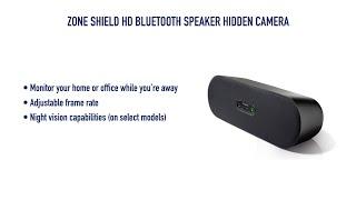 Zone Shield HD Bluetooth Speaker Hidden Camera from GadgetsAndGear.com