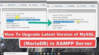 How to Upgrade Latest Version of MySQL (MariaDB) in XAMPP Server