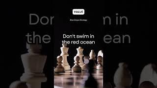 Don't swim in the red ocean #Value #Innovation #BlueOcean #Shorts