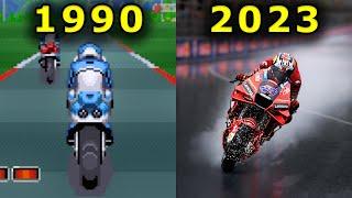 The Evolution of 300 km/h in Motorcycle Racing Games (1990-2023)