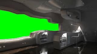 Spaceship green screen lab