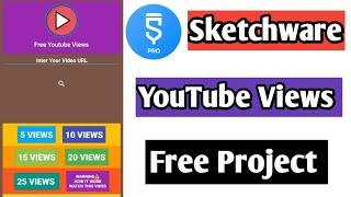 sketchware youtube views project free swb file | sketchware earning app kaise banaye |