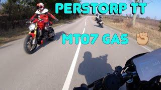 2 x 70hp Bikes Unleashed @ Perstorp TT  MT07 + Kawasaki