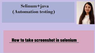 How to take Screenshot in Selenium||File Utils Uses in Selenium|(Mostly asked question in interview)