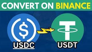 How to Convert USDC to USDT on Binance