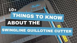 Your Questions Answered Swingline Guillotine Cutter