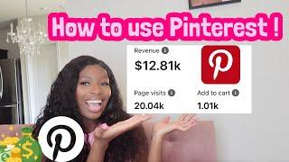 HOW I MADE $12K ON PINTEREST! HOW TO USE PINTEREST