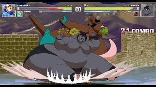 (M.U.G.E.N Request) Lardo Rat (x2) vs Chun-Li (x2)