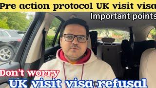 Pre action protocol Uk visit visa | Process | Time | Cost | chances #ukvisaapproved