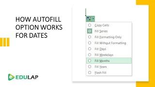 How Autofill Option works for Dates