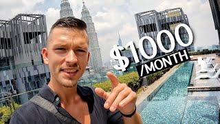 Insane Apartment Tour Kuala Lumpur! Surprised by Modern Luxury Malaysia