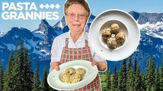 93yr old Dirce makes traditional bread dumplings called canederli | Pasta Grannies