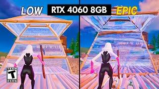 Fortnite RTX 4060 8GB All Settings | FN Season 4