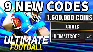 *NEW* WORKING ALL CODES FOR Ultimate Football IN 2024 MAY! ROBLOX Ultimate Football CODES