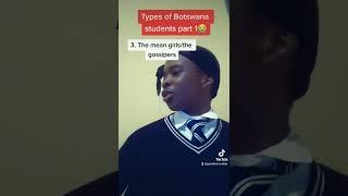 Types of Botswana students Botswana comedy, Botswana Tik tok