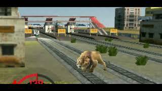 Train vs Loin ||  VFX VFX Ali Khan