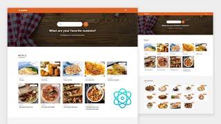 Create A Food Recipe App Using React JS With Axios | React JS Beginner Project | Meal DB API