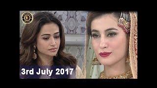 Good Morning Pakistan - Guest: Sana Javed - 3rd July 2017 - Top Pakistani show