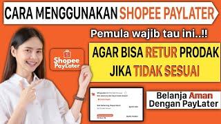 Cara belanja pakai shopee paylater, Cara mengunakan shopee paylater,