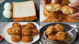 Do You Have Just 2 Slices of Bread & 2 Eggs At Home, You Can Make This Bread Egg Tikki Recipe