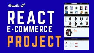 React Ecommerce Project (Telugu)